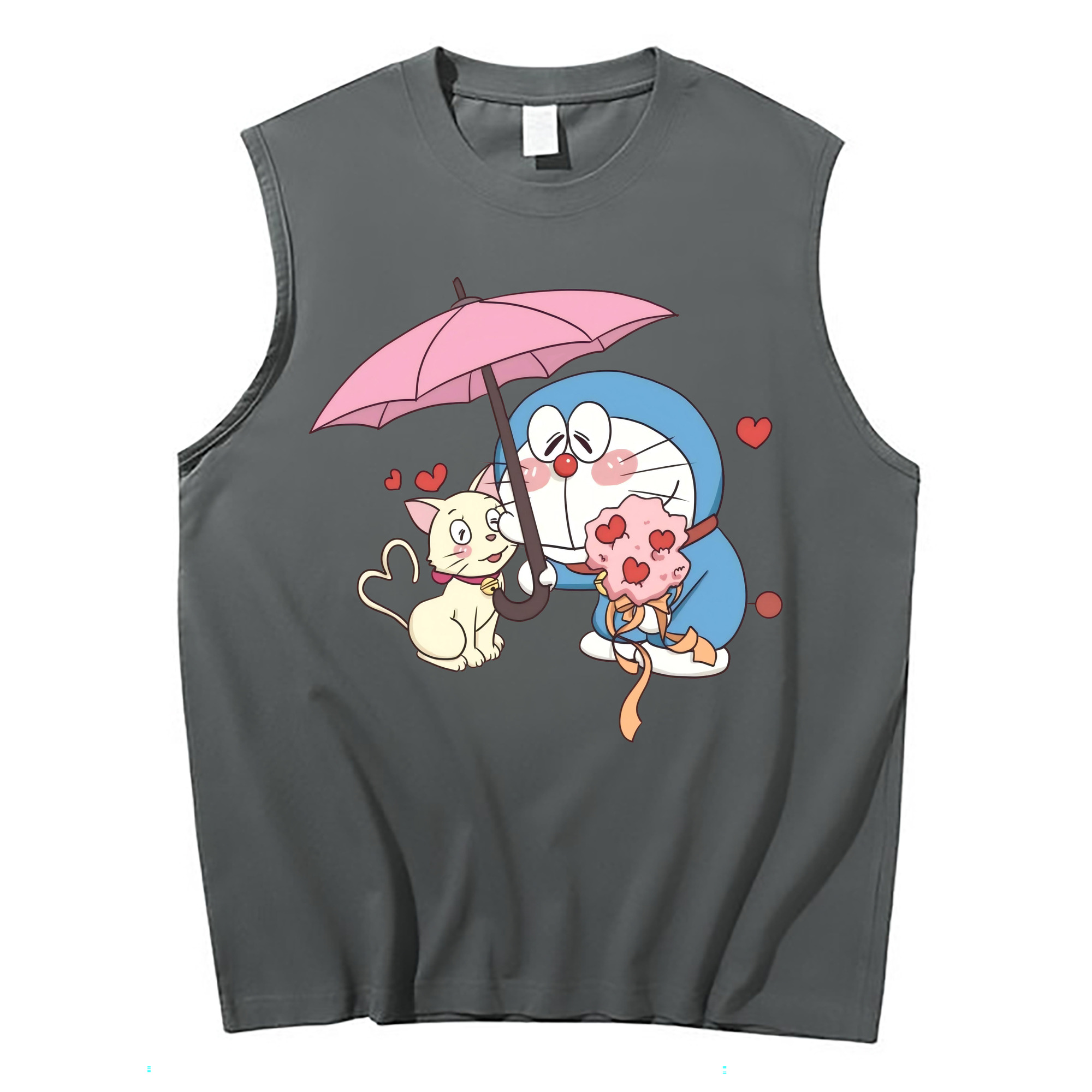（画像用） ドラえもん Doraemon コットン100％タンクトップ（フロントプリント）